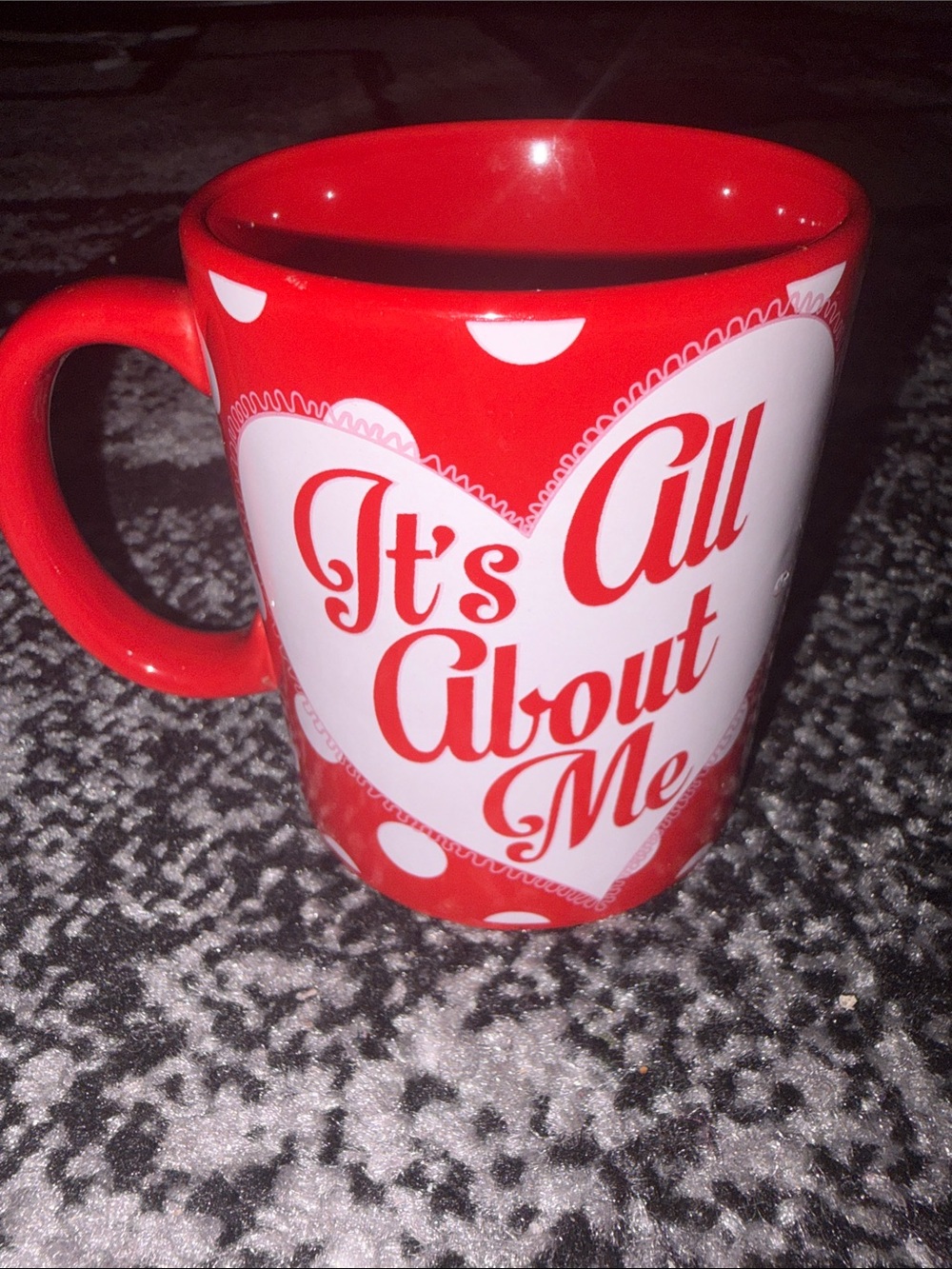 Disney Minnie Mouse Red and White Polka Dot Ceramic Mug - Picture 3 of 4